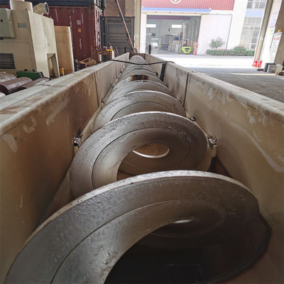 Sewage Treatment Plant Shaftless Spiral Conveyor Grid Residue Conveyor Equipment