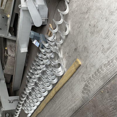 Sewage Treatment Plant Shaftless Spiral Conveyor Grid Residue Conveyor Equipment