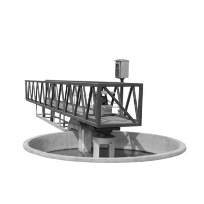 Stainless Steel Half Bridge Peripheral Drive Sludge Scraper Sedimentation Tank