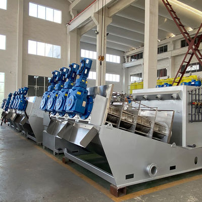 Spiral Petrochemical Oily Sludge Dewatering Machine For Food Factory