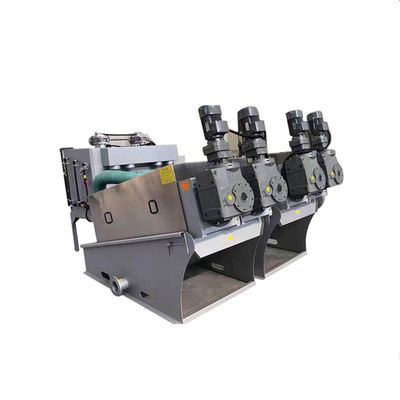 Industrial Volute Sludge Dewatering Machine Sewage Farm Fecal Wastewater Treatment