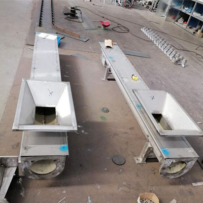 U Type Screw Conveyor For Sludge Cement Cinder Ore Grain