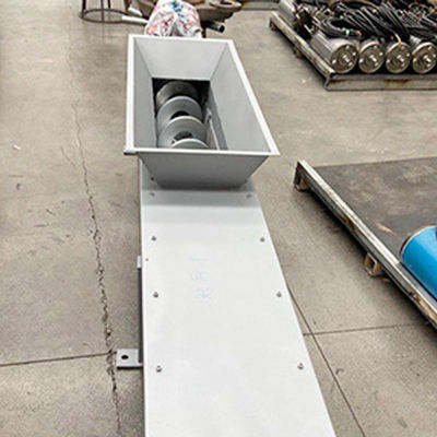U Type Screw Conveyor For Sludge Cement Cinder Ore Grain