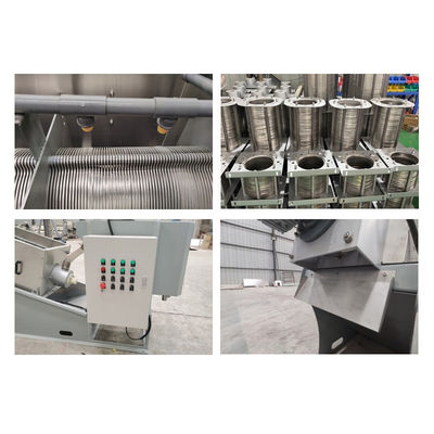Full Automatic Screw Type Sludge Dewatering Machine Solid Liquid Separation