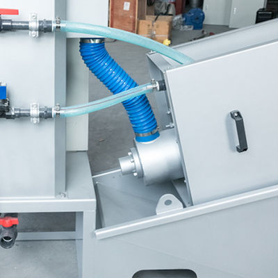Spiral Type Screw Press Sludge Dewatering Machine SS 304 Material