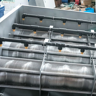 Spiral Type Screw Press Sludge Dewatering Machine SS 304 Material