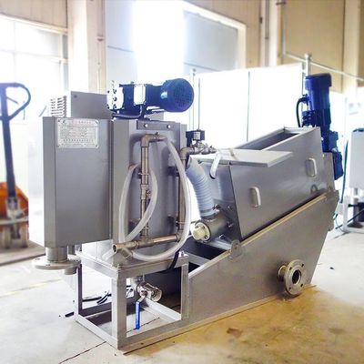 Screw Press Chemical Plant Sludge Dewatering Equipment Full Automatic