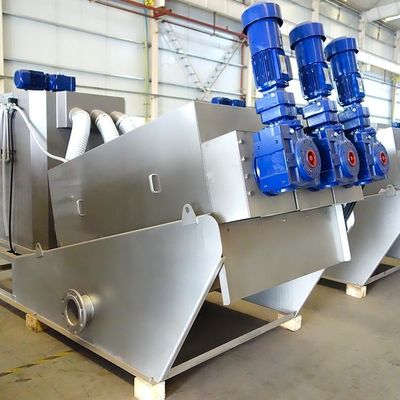 Screw Press Chemical Plant Sludge Dewatering Equipment Full Automatic