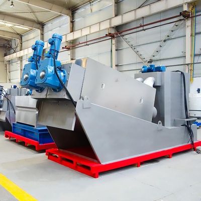 Screw Press Chemical Plant Sludge Dewatering Equipment Full Automatic