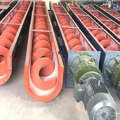 Stainless Steel Silo Cement Screw Conveyor Machine Spiral For Powder