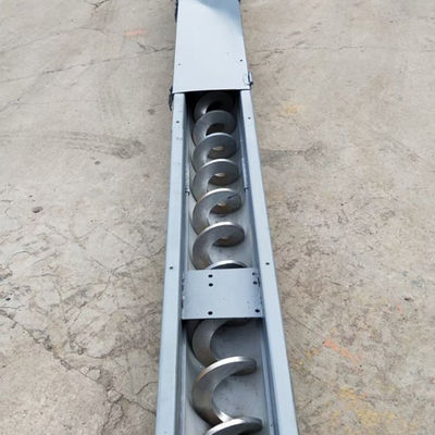 Stainless Steel Silo Cement Screw Conveyor Machine Spiral For Powder