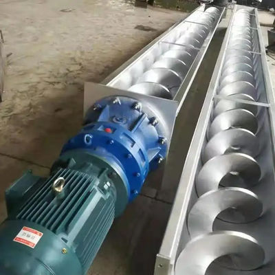 Stainless Steel Shaftless Pellet Screw Conveyor Cement Spiral Auger