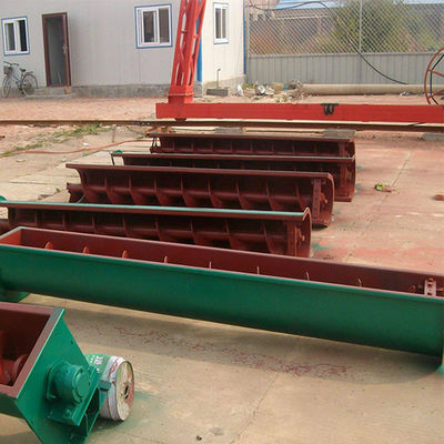 Shaftless U Type Lime Spiral Screw Conveyor Inclined Horizontal Industrial