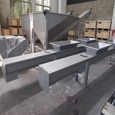 Shaftless U Shaped SS Cement Screw Conveyor For Animal Feed Pulverized Coal Lime