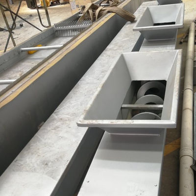 Shaftless U Shaped SS Cement Screw Conveyor For Animal Feed Pulverized Coal Lime