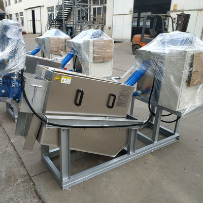 Volute Sludge Dewatering Machine For Excrement Urine Stainless Steel Volute Screw Press