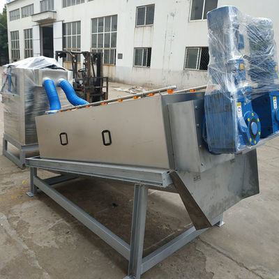 Volute Sludge Dewatering Machine For Excrement Urine Stainless Steel Volute Screw Press