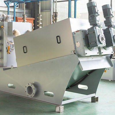 100m3/H Spiral Sludge Dewatering Machine Sludge Treatment Equipment SUS316L