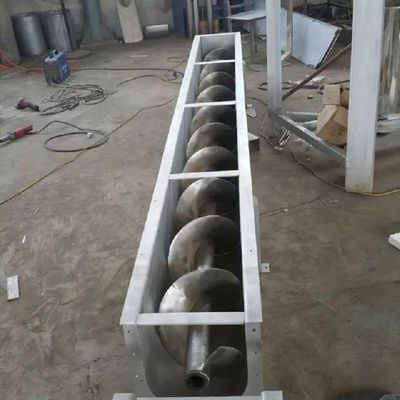 Double Shaft Horizontal Stainless Steel Screw Conveyor 1000mm For Coal Industry