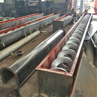 Double Shaft Horizontal Stainless Steel Screw Conveyor 1000mm For Coal Industry