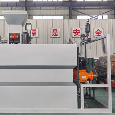 Three Chambers PAM/PAC  Dry Powder Dosing Equipment Integrated 4000L/H