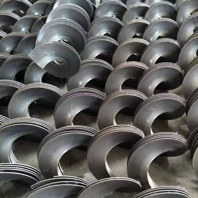 304 Stainless Steel U Shaped Shaftless Screw Conveyor Machine  1~20m length