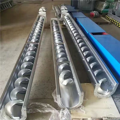 Customizable Carbon steel Screw Belt Conveyor U type dry powder feeder  7m Length