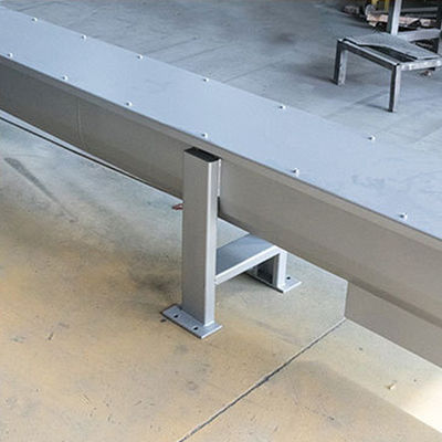 Customizable Carbon steel Screw Belt Conveyor U type dry powder feeder  7m Length