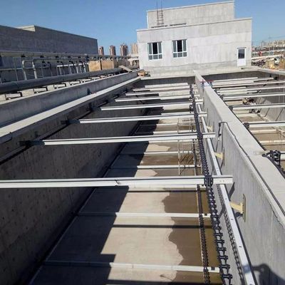 SS304 Chain Plate Sludge Scraper System 18m length  Sewage Treatment Plant