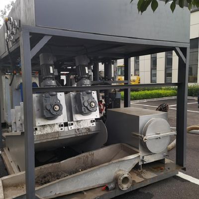 90-150kg/H Screw Press Sludge Dewatering Machine For Printing And Dyeing Factory