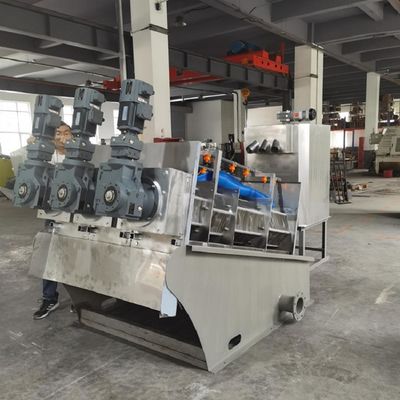 90-150kg/H Screw Press Sludge Dewatering Machine For Printing And Dyeing Factory