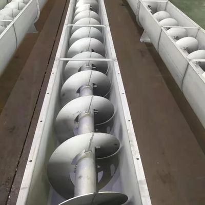 1-40m Shaftless Screw Conveyor Auger Screw  Conveyor For Oil Waste Sludge Conveying
