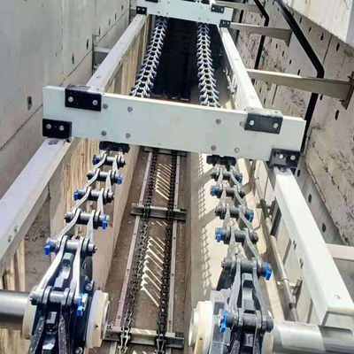 PLC Control Non Metallic Sludge Scraper System Chain Plate Slag Scraper 1-18m