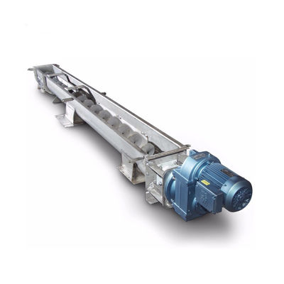 SS316 U Trough Stainless Steel Spiral Conveyor Powder Auger Conveyor 1~100m