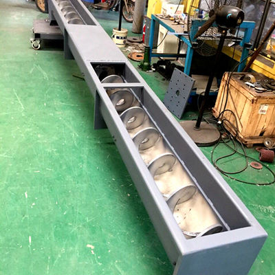 SS316 U Trough Stainless Steel Spiral Conveyor Powder Auger Conveyor 1~100m