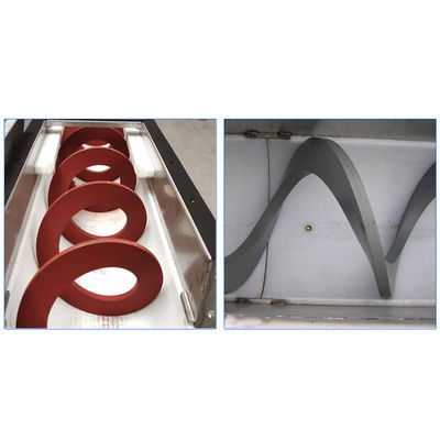 30t/H Portable Inclined Ss Screw Conveyor U Groove Sludge Screw Belt Conveyor