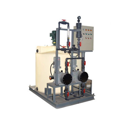 Energy Saving 2000L/H PE Coagulant Dosing System For Circulating Cooling Water Stabilizer