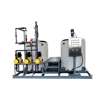 Energy Saving 2000L/H PE Coagulant Dosing System For Circulating Cooling Water Stabilizer