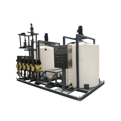 Energy Saving 2000L/H PE Coagulant Dosing System For Circulating Cooling Water Stabilizer