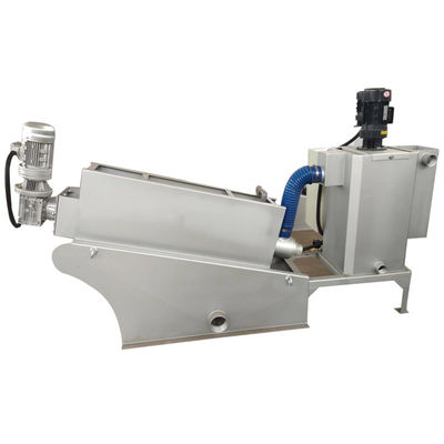 8m3/H Stainless Steel 304 Screw Press Sludge Dewatering Equipment Rustproof