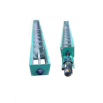 5t/H SS316 Mud Auger Shaftless Screw Belt Conveyor For Dyeing Sewage Treatment