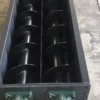 5t/H SS316 Mud Auger Shaftless Screw Belt Conveyor For Dyeing Sewage Treatment