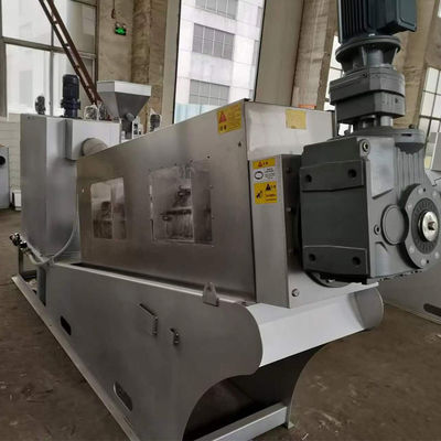 304SS 316SS Screw Press Sludge Dewatering Machine 20m3/H Wastewater Treatment Equipment