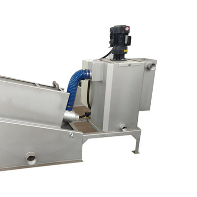 Waste Water Treatment Sludge Dewatering Machine Multi Screw Press 1-2500kgs/H