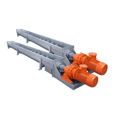 SUS304 Dewatering Sludge Screw Conveyor For Coal Crushed Lime Sand Transportation