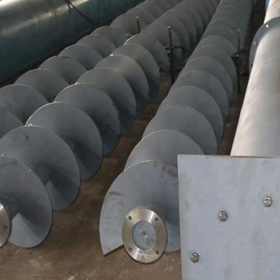 SUS304 Dewatering Sludge Screw Conveyor For Coal Crushed Lime Sand Transportation