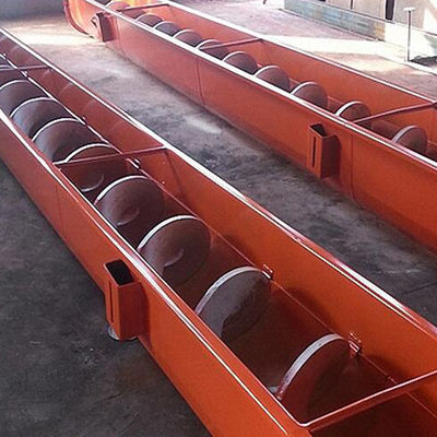 SUS304 Dewatering Sludge Screw Conveyor For Coal Crushed Lime Sand Transportation