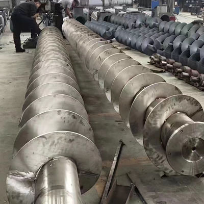 1~25Meter Inclined  Stainless Steel Screw Auger Conveyor For Silo Cement