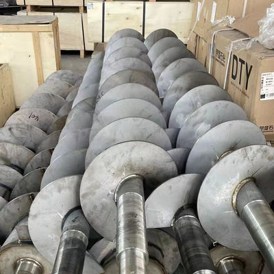 Slag Carbon Steel Sprial 304 Stainless Screw Conveyor For Cement