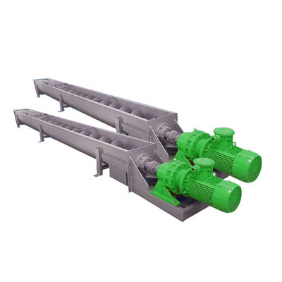 Inclined Cement Spiral Stainless Steel Screw Conveyor For Powder